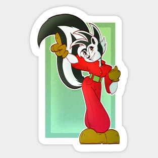 Punky Skunk Sticker